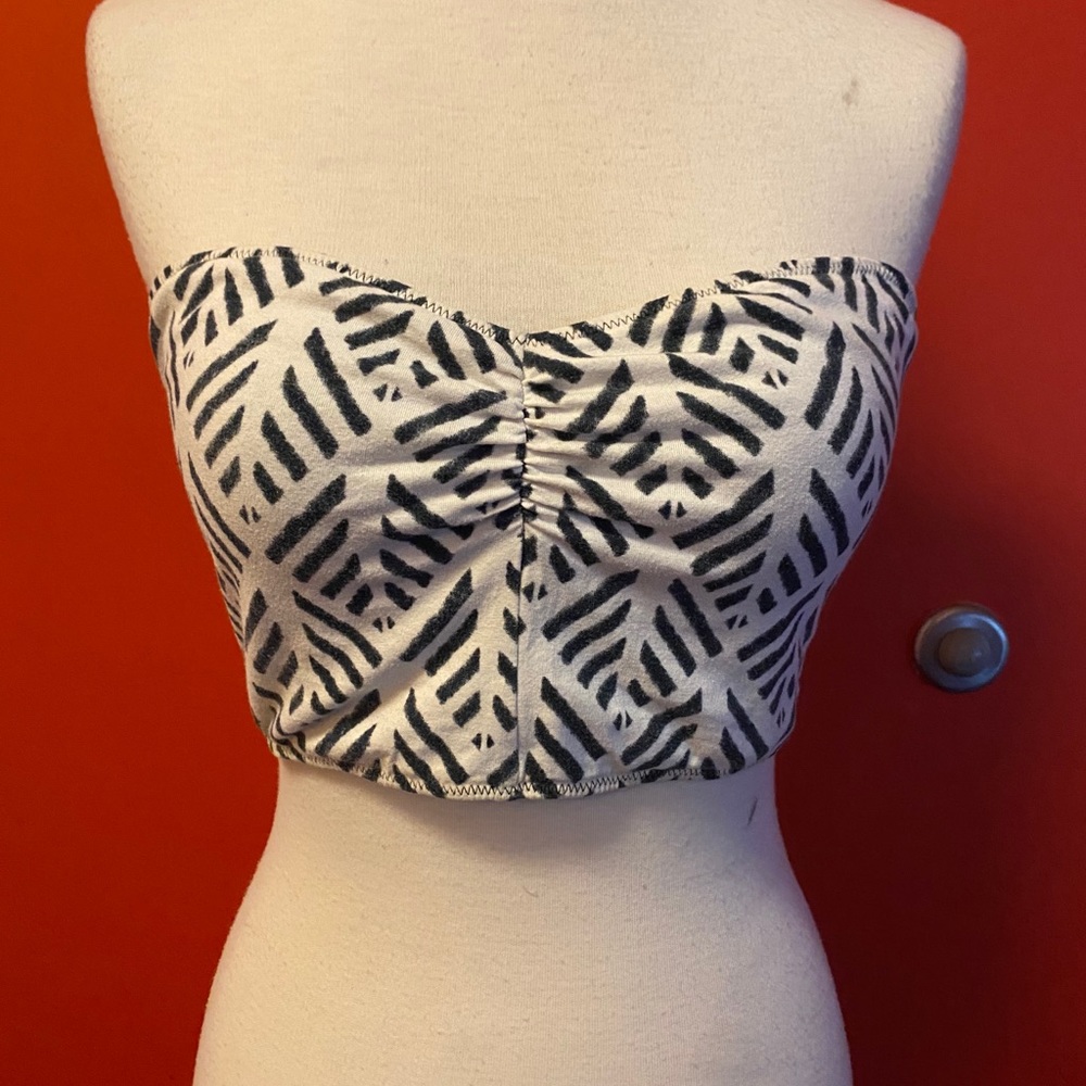 Black and white Bandeau